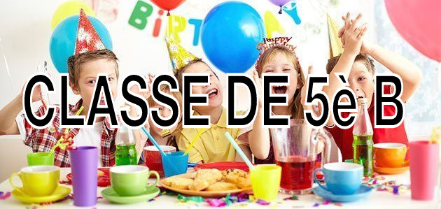 Aniversaris 5è B