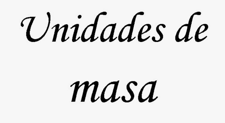 unidades de masa