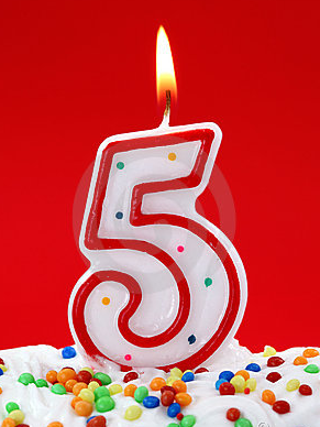 5 VERMELL