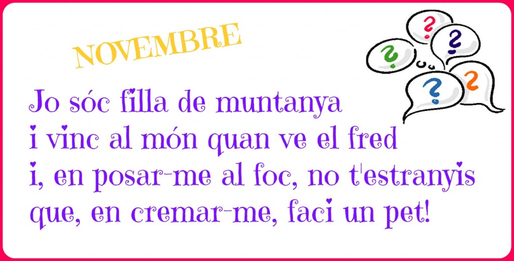 endevinalla novembre