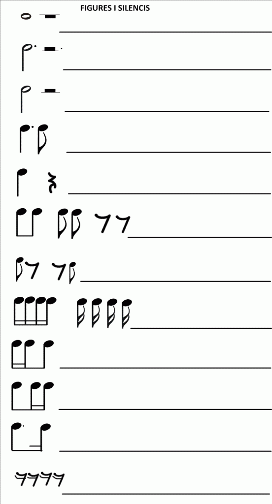 FIGURES I SILENCIS MUSICALS