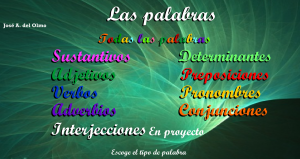 Tipos de palabras