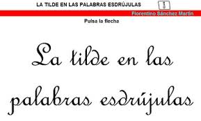 esdrujulas