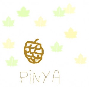 ELS NENS I LES NENES DIBUIXEM QUE ENS HA AGRADAT DE LA SORTIDA.  EN JORDI HA DIBUIXAT UNA PIÑA MOLT CURIOSA