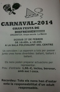 cartell carnaval