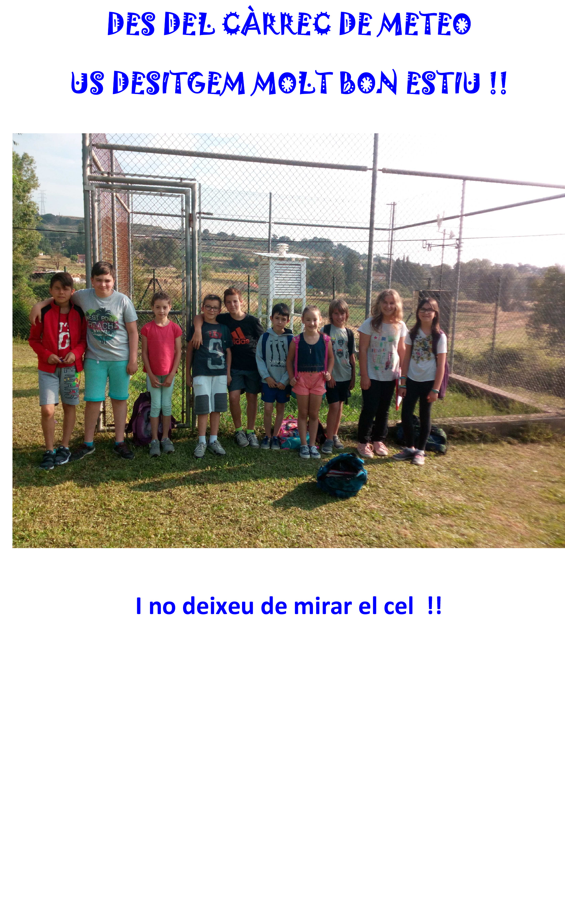 Comiat estiu càrrec Meteo