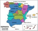 MAPA AUTONOMIES ESPANYOLES
