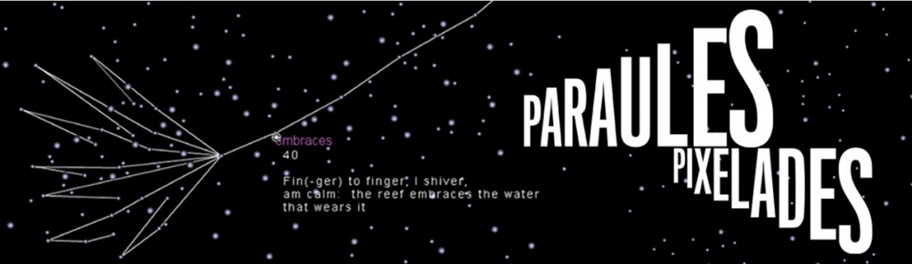 Paraules pixelades. Arts Santa Mónica