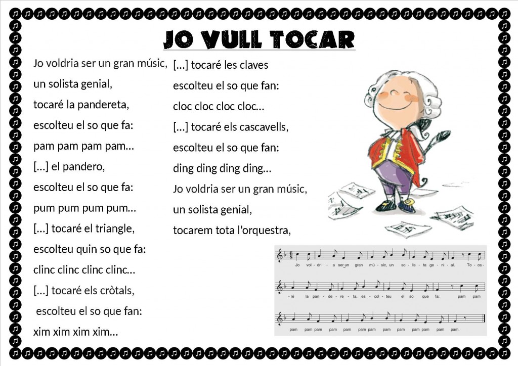 jo vull tocar