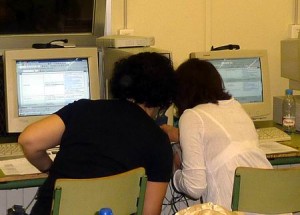 Treballant intensament