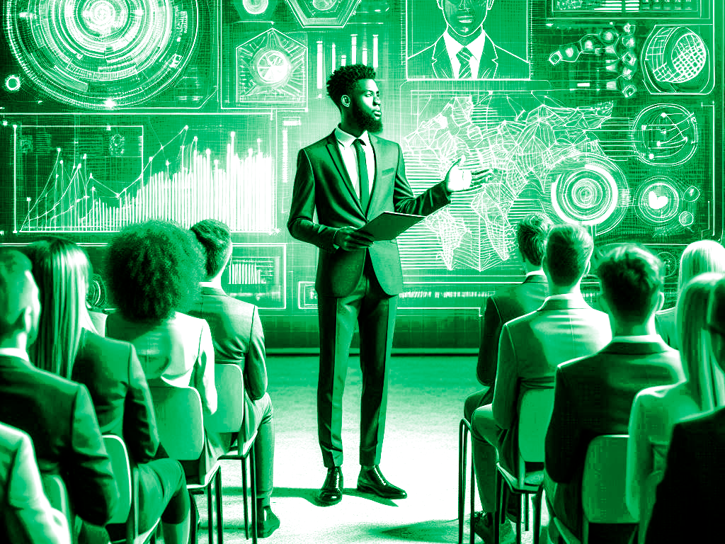 Imatge de ponència tecnològica creada amb Copilot i Dall·E