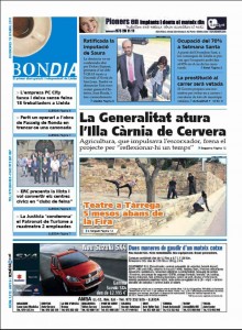 Bon dia Portada, 15 abril