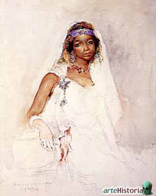 Aquarel·a de M. Fortuny