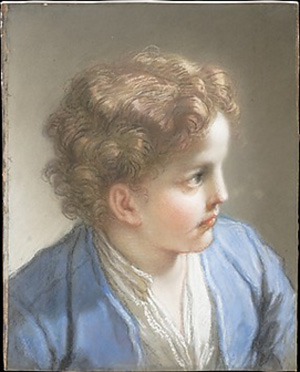 Benedetto Luti. Estudi d’un nen amb jaqueta blava, 1717.
