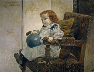 Jaime García Benús. El nen, 1892. 