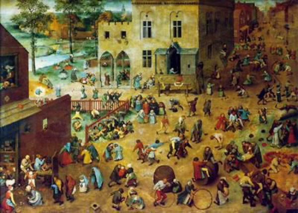 P. Brueghel, el jove. Jocs d'infants, 1560. 
