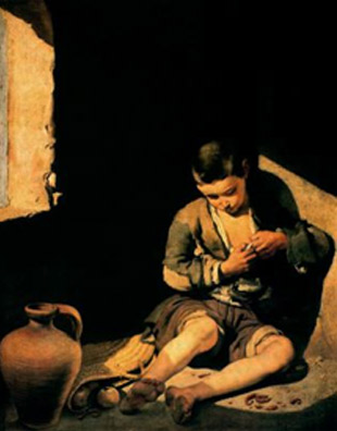 Bartolomé Esteban Murillo. El jove captaire, aprox 1648. 