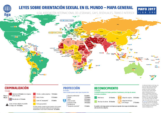 Imatge Leyes sobre orientación sexual en el mundo
