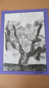 Olivera dibuixada pels nens