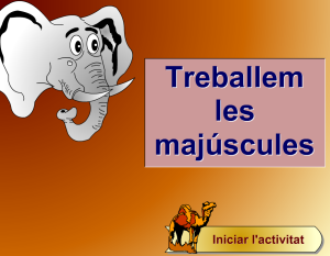 treballem les majúscules