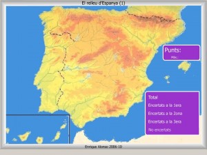 relleu Espanya on és
