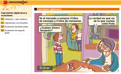 expresiones algebraicas y ecuaciones