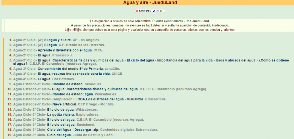agua y aire