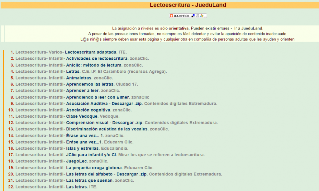 Lectoescritura