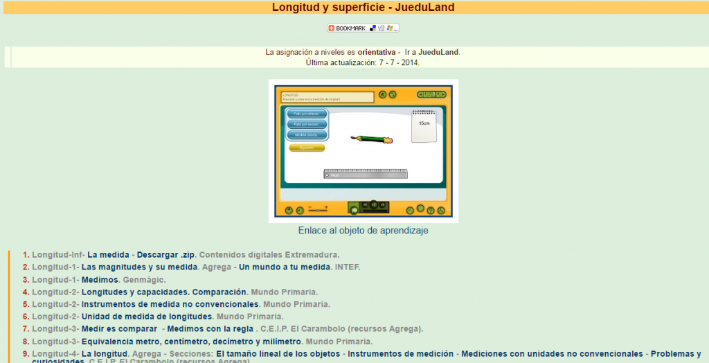 Longitud y superfície