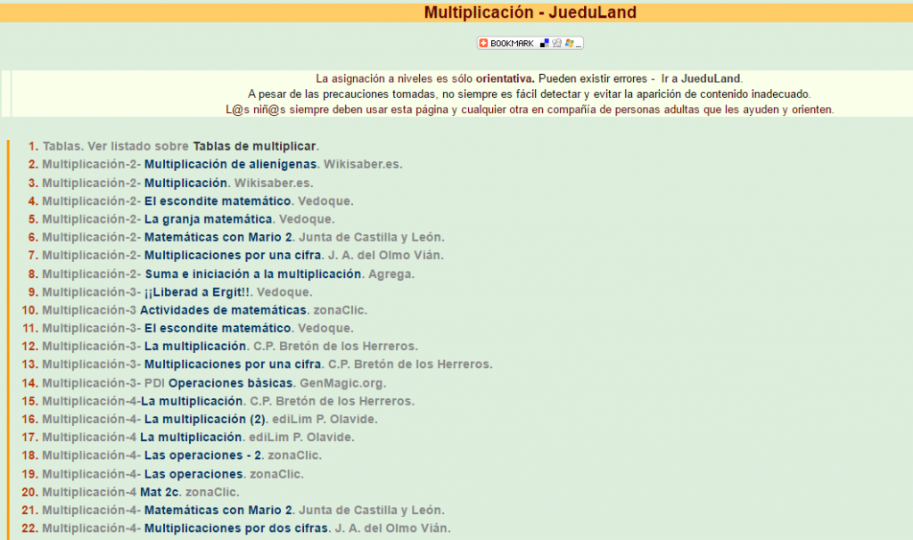 Multiplicación