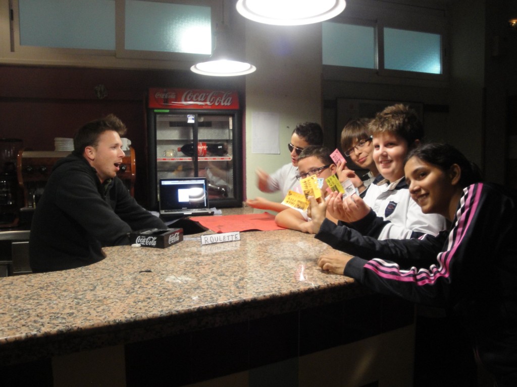 This is the ROULETTE, a special part of the Casino, only for "rich" people. You could play there when you had more than 200 canadian dollars.