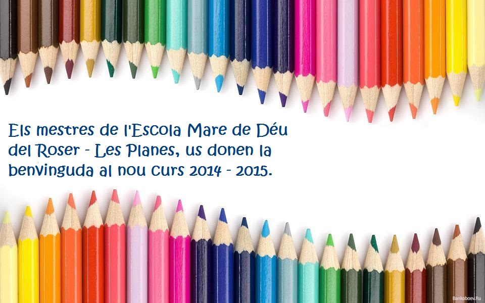 Benvinguda curs 2014-15