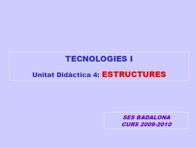 estructures