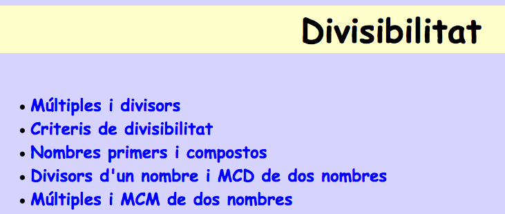 divisibilitat