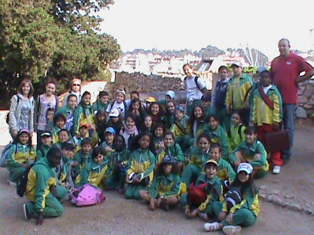 Alumnes de 4t a les muralles