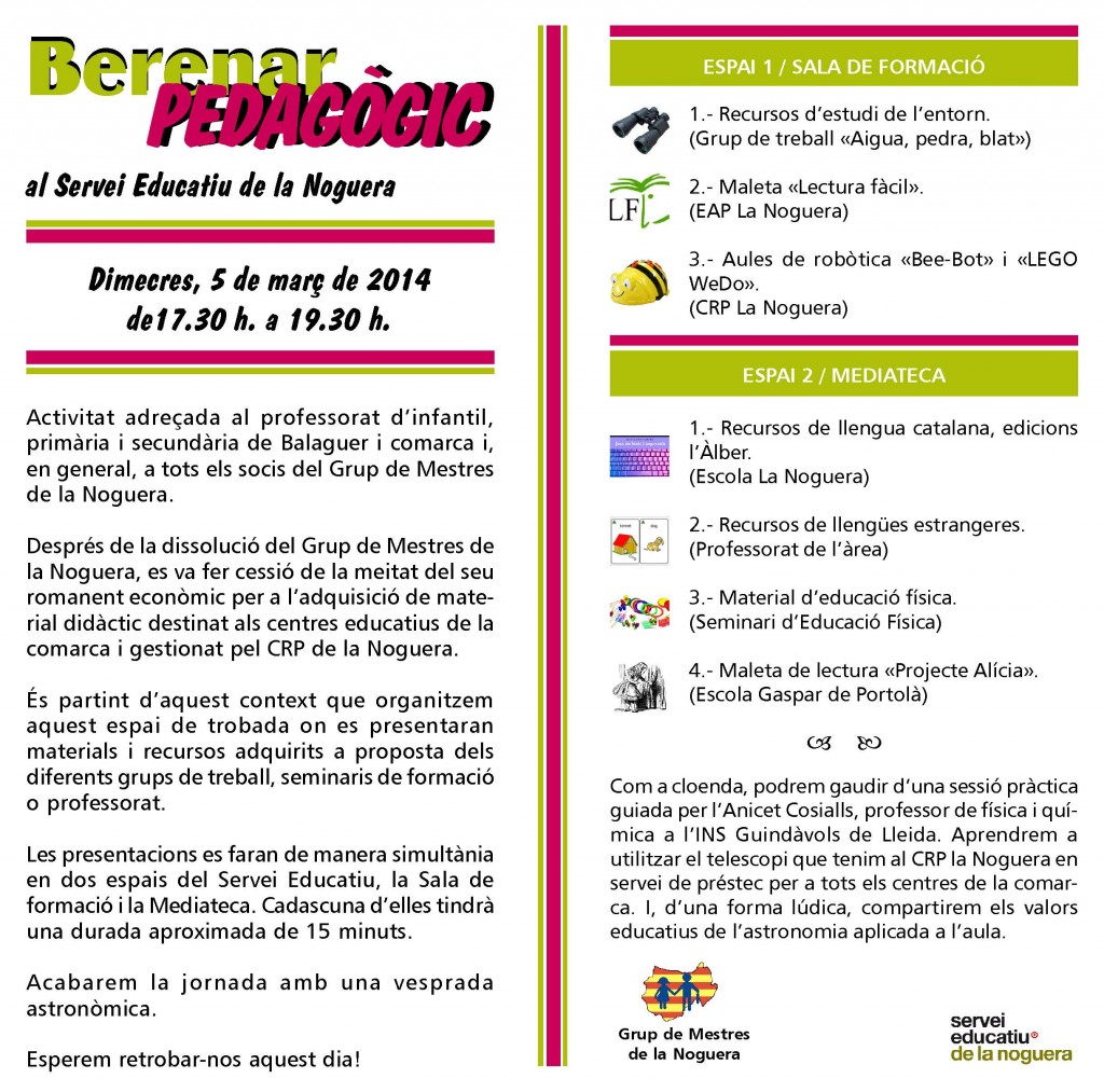 Berenar Pedagògic