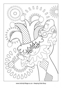 http://www.activityvillage.co.uk/mardi-gras-jester-colouring-page