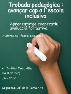 Cartell Trobada pedagogica 1