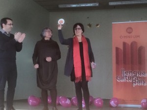 foto Mercè recollint premi