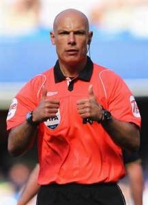 Referee Howard Webb