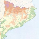 mapa físic de Catalunya