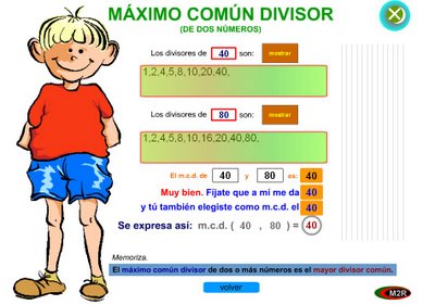màxim comú divisor