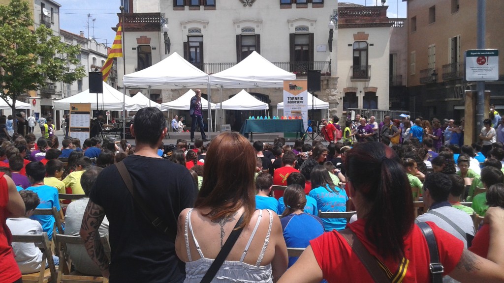 Entrega de premis a la Plaça de la Vila de Sant Celoni