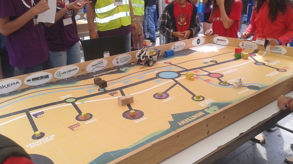 Taulell de competició inspirat en la mobilitat