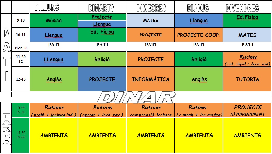 IMATGE HORARI 5Èa