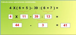 operaciones combinadas