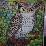 L'òliba, símbol de la saviesa o filosofia.