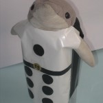 El Delfi va marxar així de bufó a celebrar el Carnaval a casa de una nena de la classe