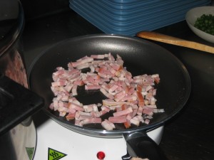 ---faves a la menta i pèsols amb bacon 026