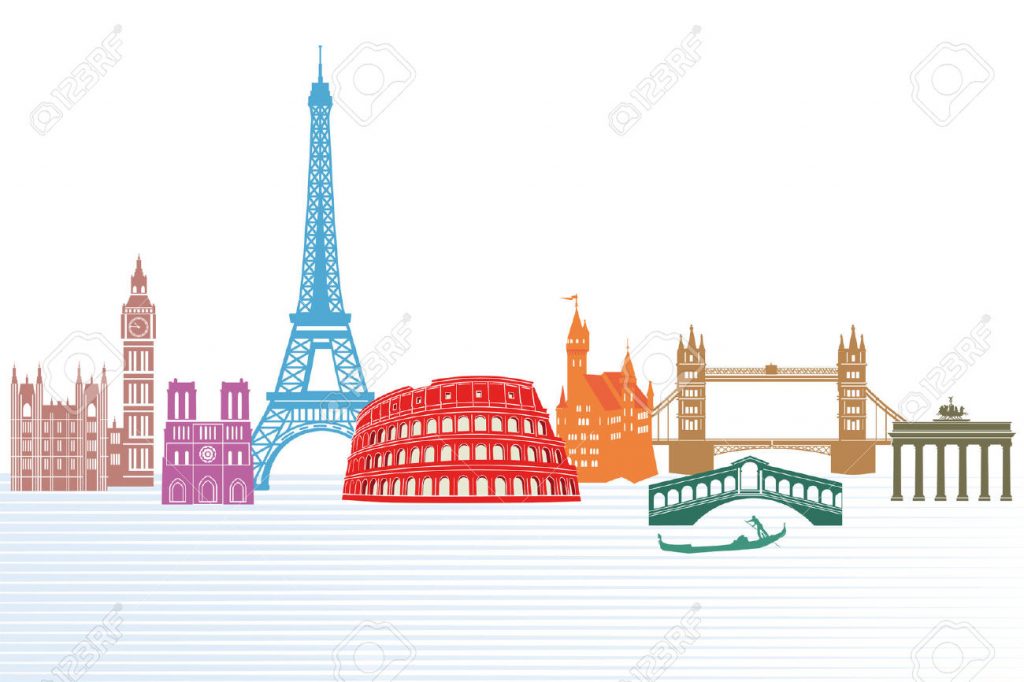 23866325-monumentos-de-europa-foto-de-archivo